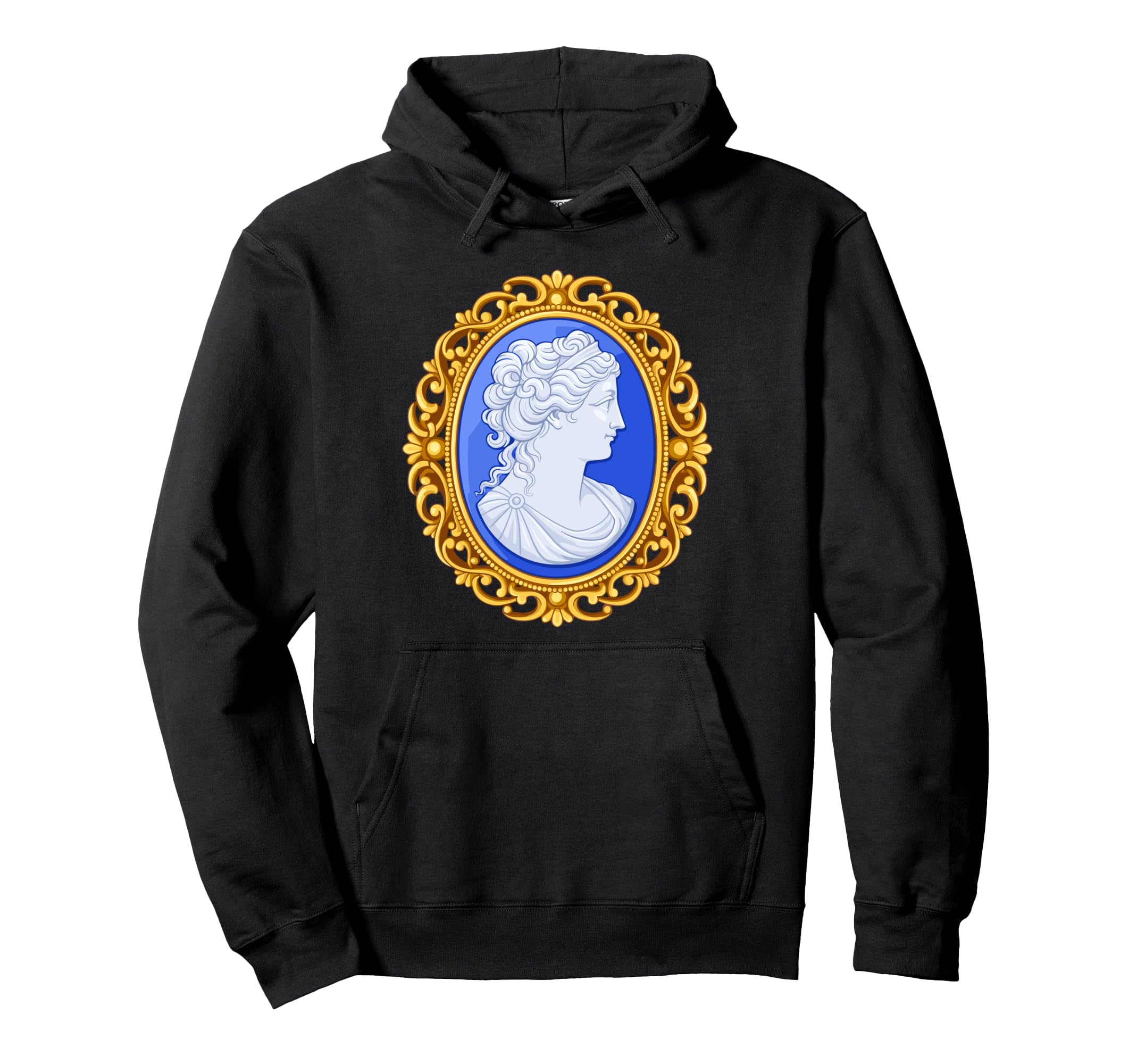 Cameo Portrait Silhouette Art Hoodie - Custom Art Print for Adults - T-Shirt, Sweatshirt, Hoodie