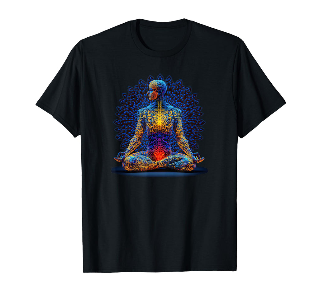 Energy Chakra Yoga Meditation T-Shirt - Novelty Apparel for Adults - T-Shirt, Sweatshirt, Hoodie