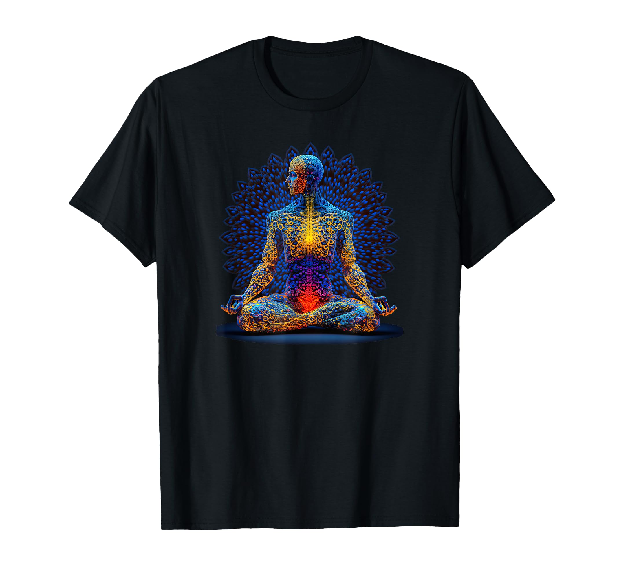 Energy Chakra Yoga Meditation T-Shirt - Novelty Apparel for Adults - T-Shirt, Sweatshirt, Hoodie