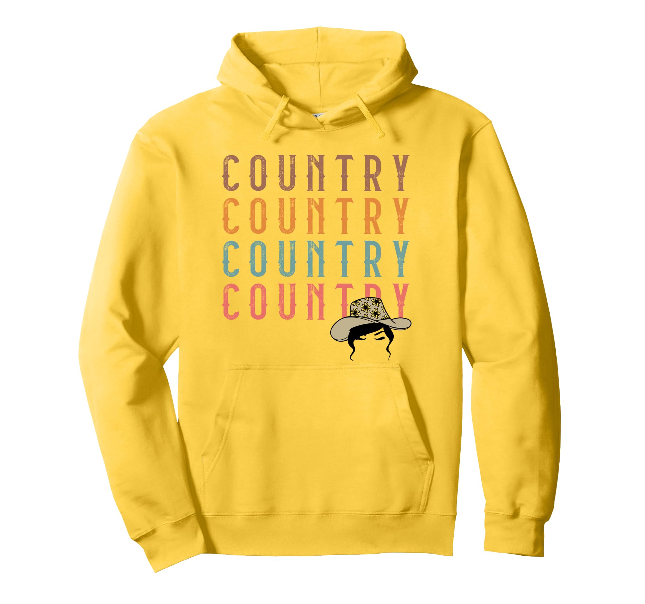 Country Cowgirl Womens Western Hoodie - Casual Everyday Wear Men Women - T-Shirt, Sweatshirt, Hoodie