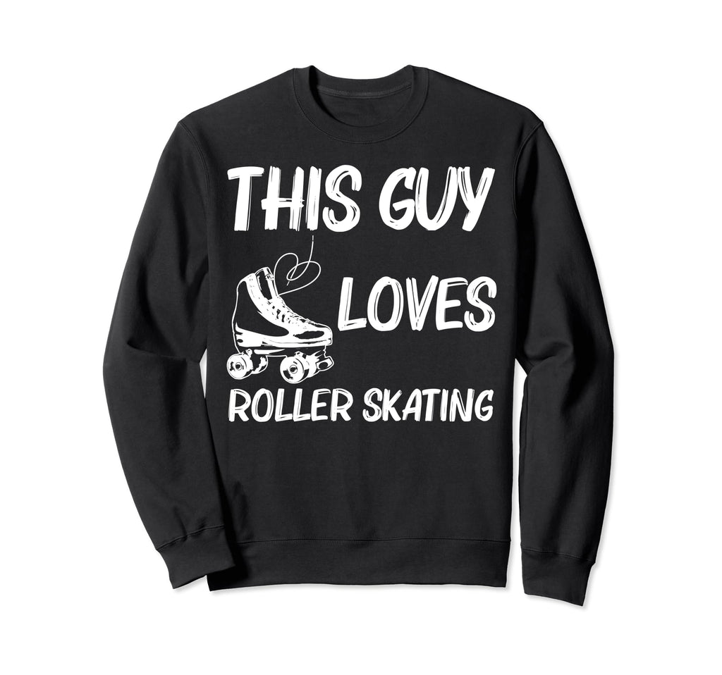 Roller Skating Dad Disco Derby Skates Sweatshirt - Graphic Print for Adults - T-Shirt, Sweatshirt, Hoodie