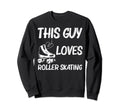 Roller Skating Dad Disco Derby Skates Sweatshirt - Graphic Print for Adults - T-Shirt, Sweatshirt, Hoodie