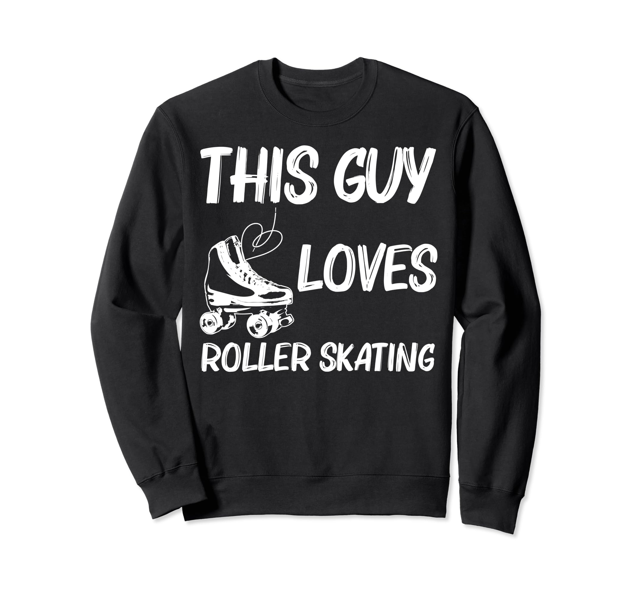 Roller Skating Dad Disco Derby Skates Sweatshirt - Graphic Print for Adults - T-Shirt, Sweatshirt, Hoodie