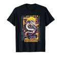 Yokohama City Synthwave 80S Dragon Asian T-Shirt - Trendy Graphic Unisex - T-Shirt, Sweatshirt, Hoodie