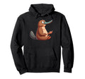 Meditation Platypus Yoga Pose Relaxing Hoodie - Graphic Print Men Women - T-Shirt, Sweatshirt, Hoodie