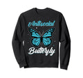 Antisocial Butterfly Loner Reserved Sweatshirt - Graphic Print Men Women - T-Shirt, Sweatshirt, Hoodie