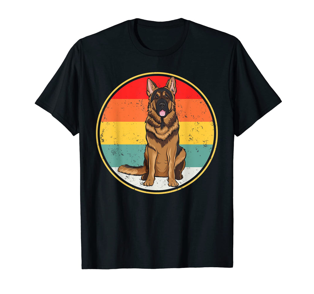 Sunset German Shepherd Dog T-Shirt - Streetwear Style for Adults - T-Shirt, Sweatshirt, Hoodie