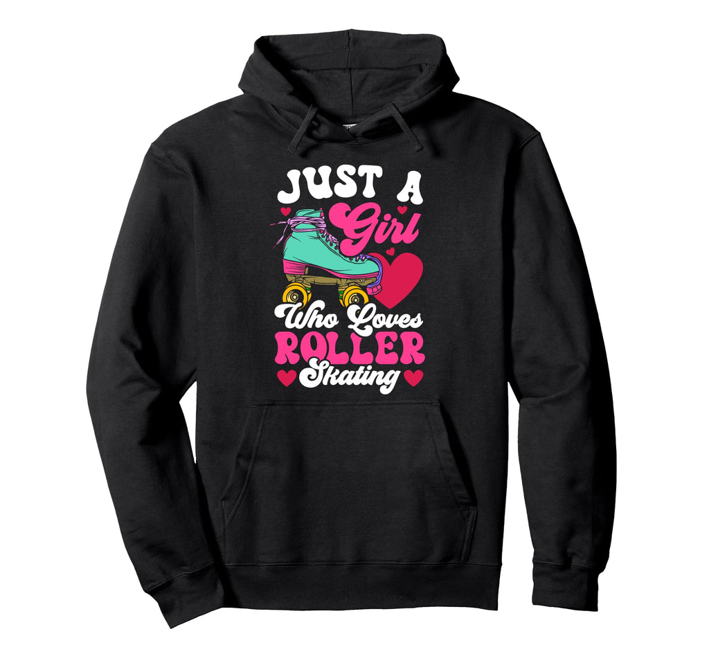 Roller Skating Skate 1970S Just Who Hoodie - Casual Everyday Wear Men Women - T-Shirt, Sweatshirt, Hoodie