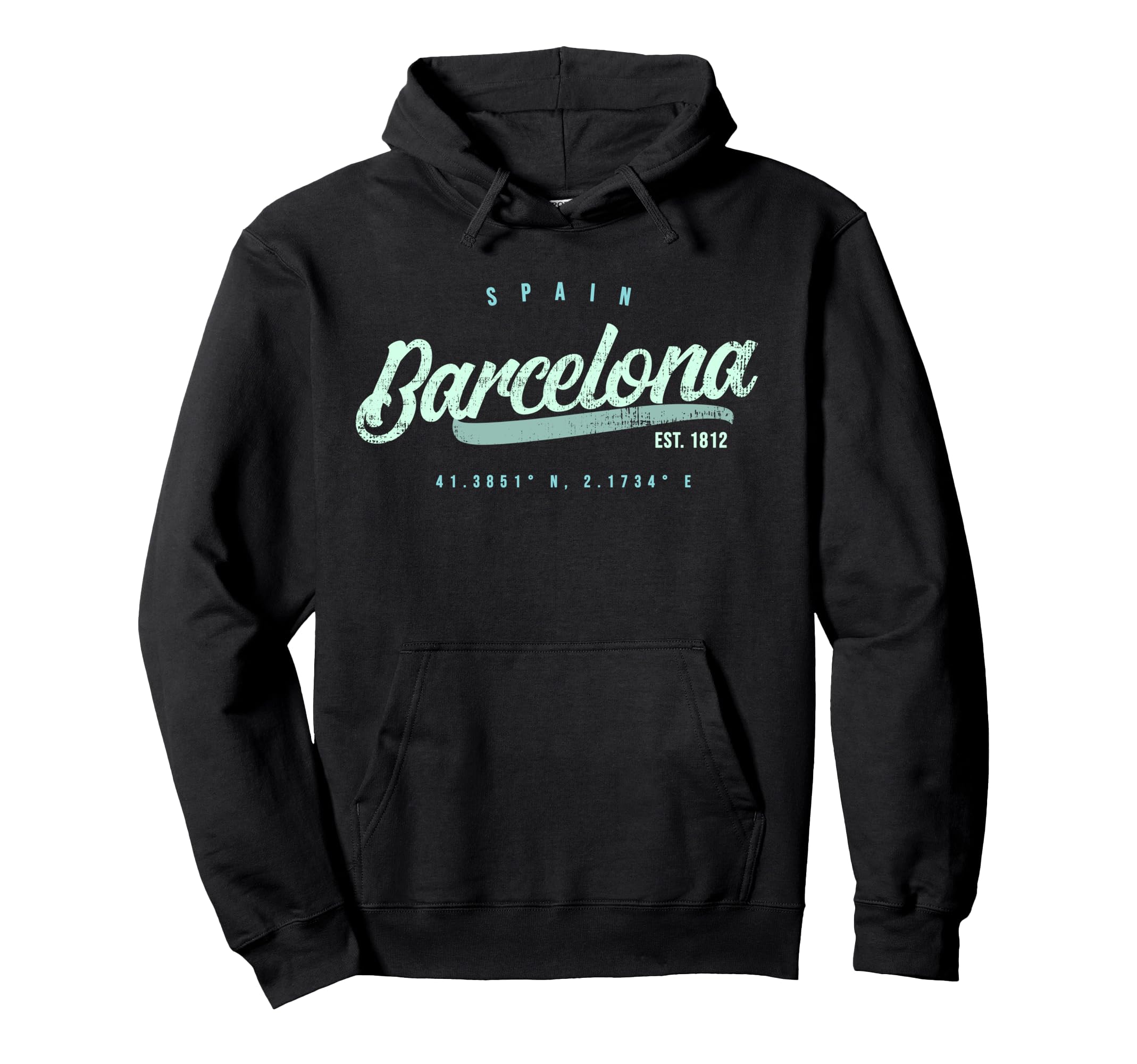 Barcelona Spain Travel Hoodie - Casual Everyday Wear for Adults - T-Shirt, Sweatshirt, Hoodie