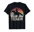 Yeehaw Cowboy Rider Western Horse Novelty T-Shirt - Unique Graphic Unisex - T-Shirt, Sweatshirt, Hoodie