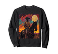 Young Black Western Cowboy Wearing Sweatshirt - Custom Art Print Men Women - T-Shirt, Sweatshirt, Hoodie