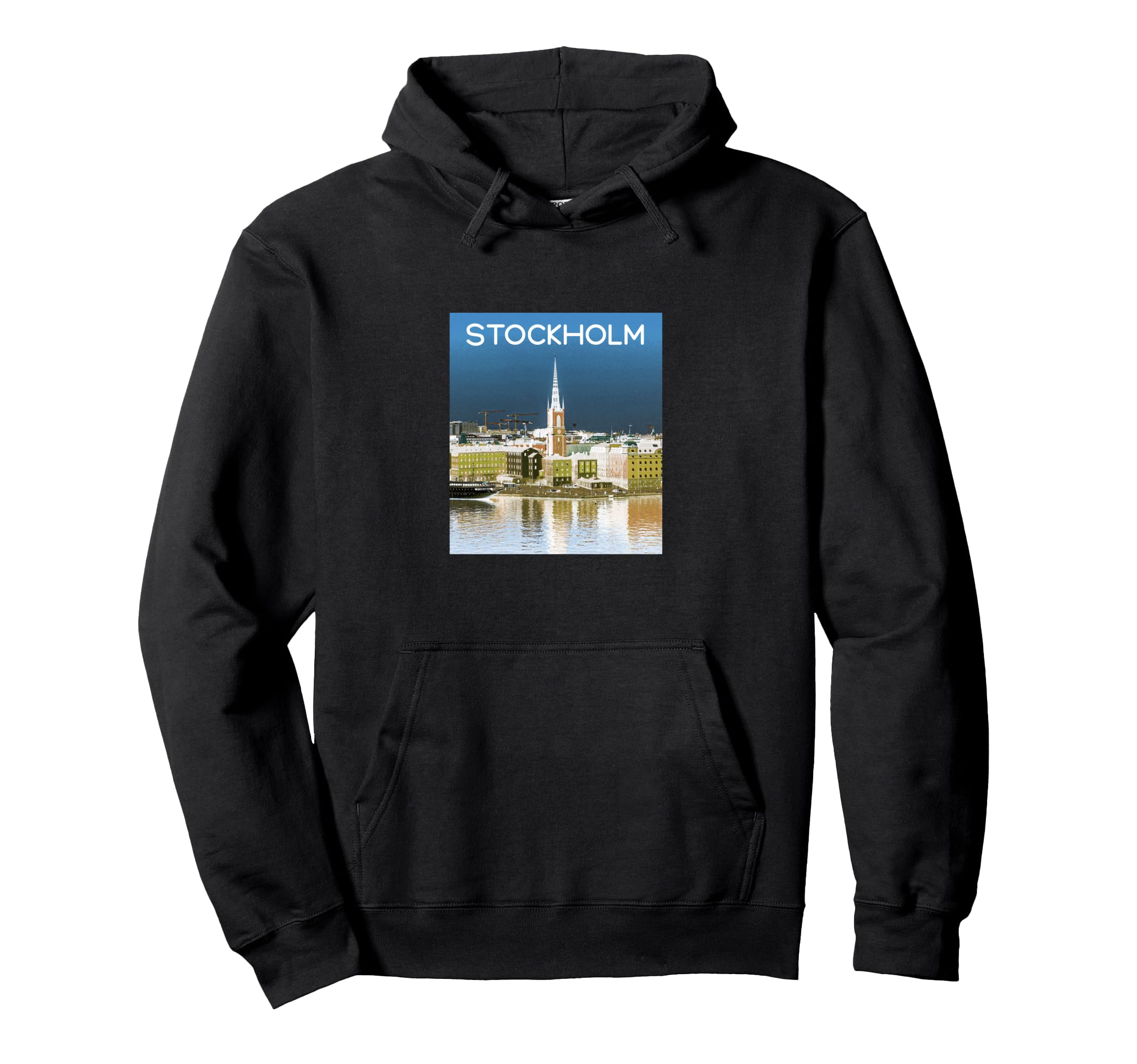 Coto7 Stockholm Negative Film Postcard Hoodie - Unique Graphic Men Women - T-Shirt, Sweatshirt, Hoodie
