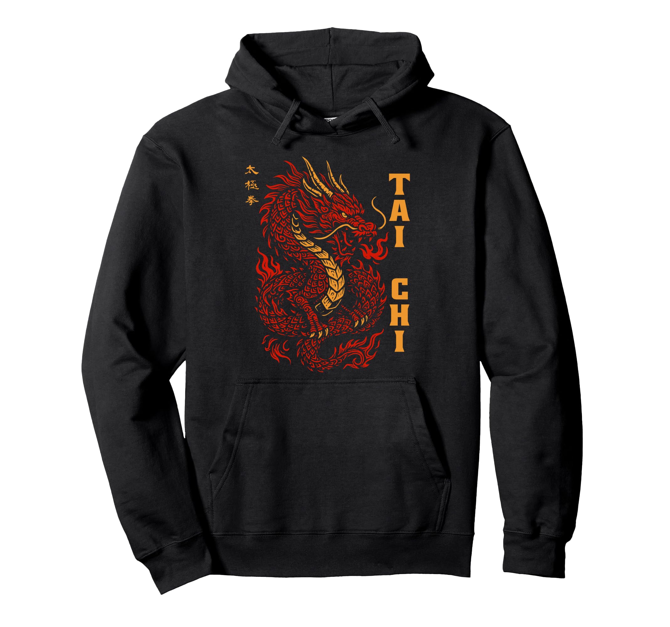 Martial Arts Tai Chi Chinese Dragon Hoodie - Graphic Print Men Women - T-Shirt, Sweatshirt, Hoodie