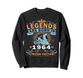 1964 Biker Motorcycle 60 Years Sweatshirt - Aesthetic Graphic Unisex - T-Shirt, Sweatshirt, Hoodie