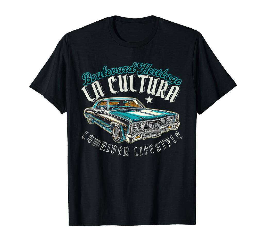 Chicano Mexican Cholo Lowrider La T-Shirt - Aesthetic Graphic for Adults - T-Shirt, Sweatshirt, Hoodie