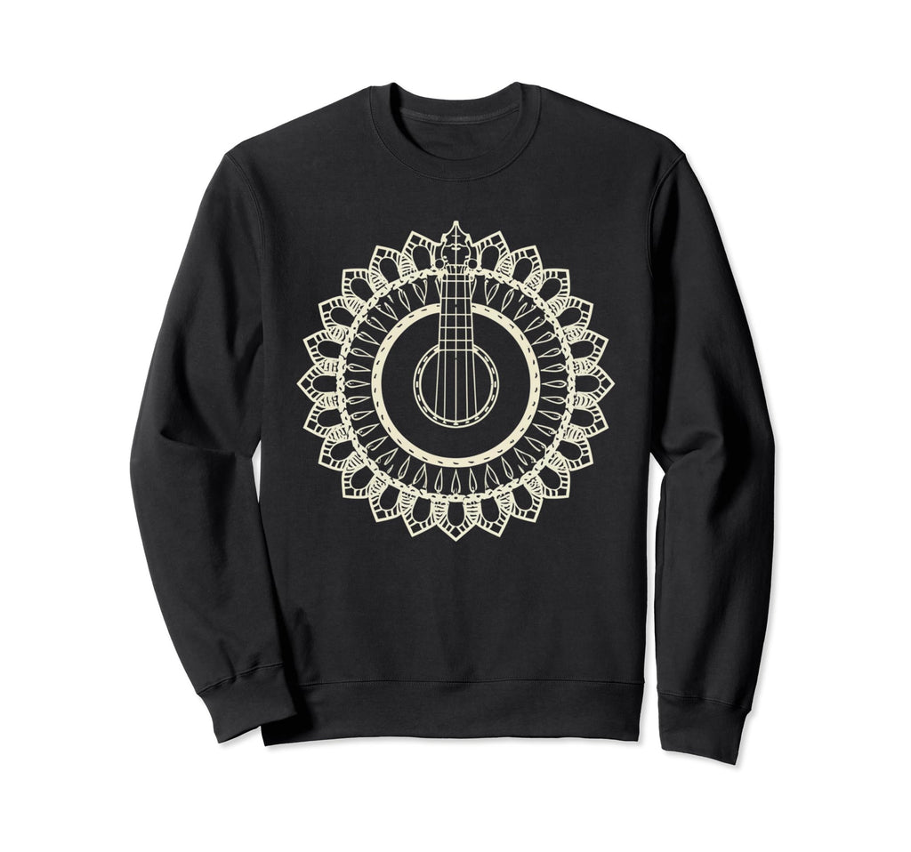 Banjo Mandala Bluegrass Newgrass Sweatshirt - Custom Art Print for Adults - T-Shirt, Sweatshirt, Hoodie