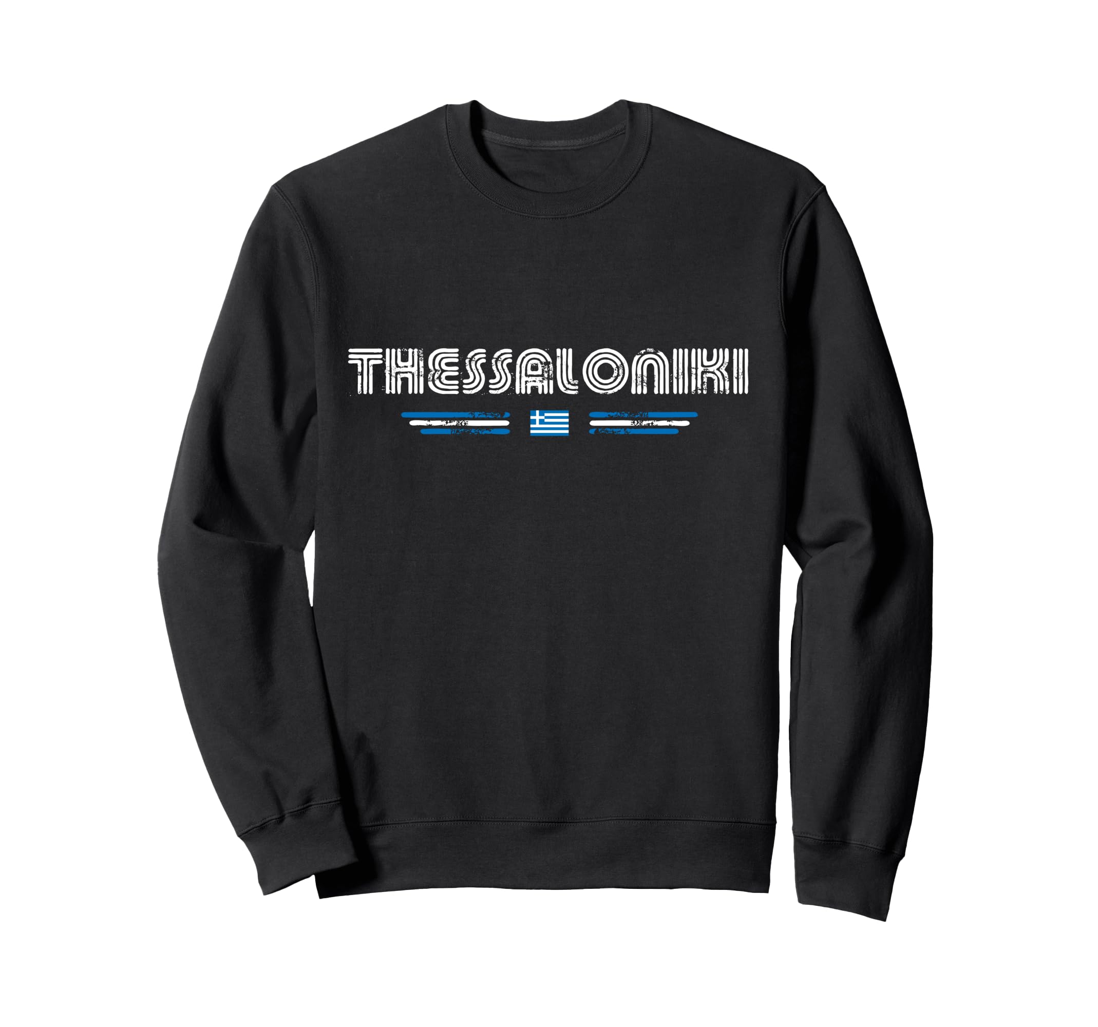 Thessaloniki Greece 70S 80S Type Sweatshirt - Graphic Print Men Women - T-Shirt, Sweatshirt, Hoodie