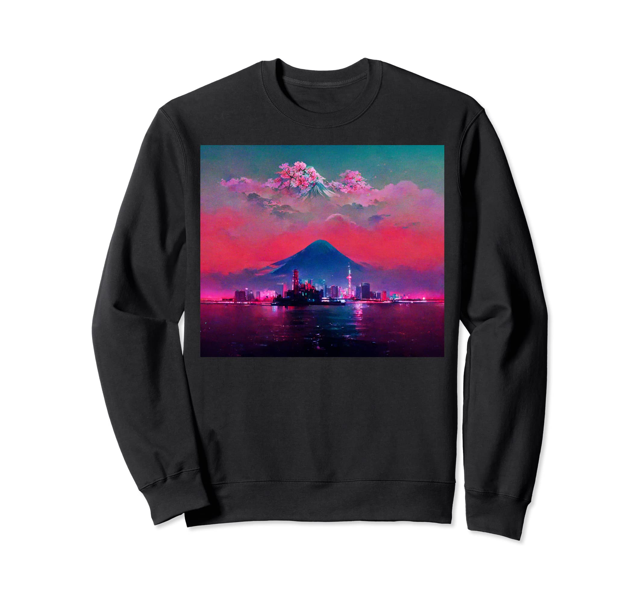 Japanese Vaporwave Asian Inspired 80S Sweatshirt - Trendy Graphic Unisex - T-Shirt, Sweatshirt, Hoodie