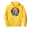 Colorful Roller Skate Lineup Hoodie - Fun Novelty Design Men Women - T-Shirt, Sweatshirt, Hoodie