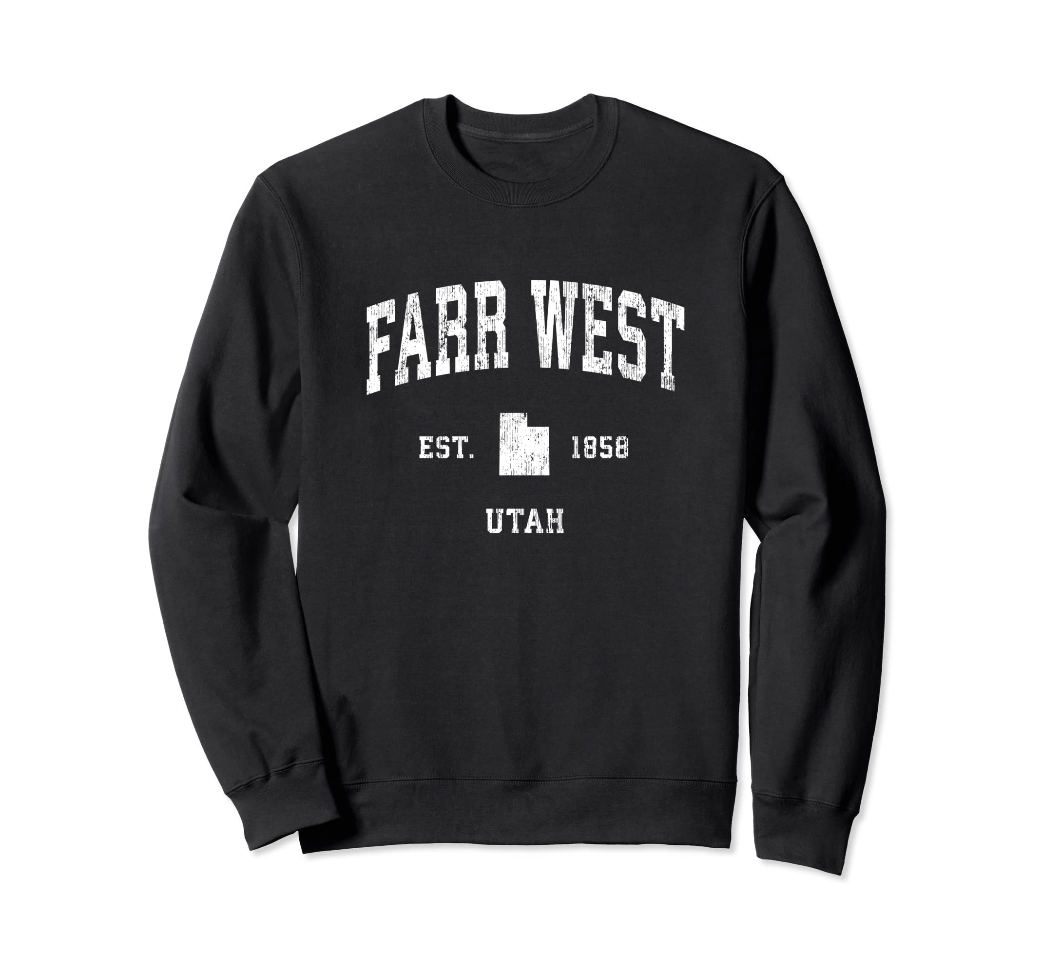 Farr West Utah Ut Athletic Sports Sweatshirt - Trendy Graphic Unisex - T-Shirt, Sweatshirt, Hoodie