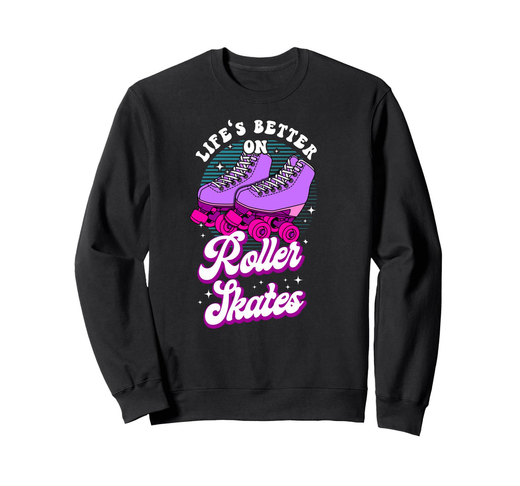 Roller Skating Skate 1970S Sweatshirt - Minimalist Print Men Women - T-Shirt, Sweatshirt, Hoodie