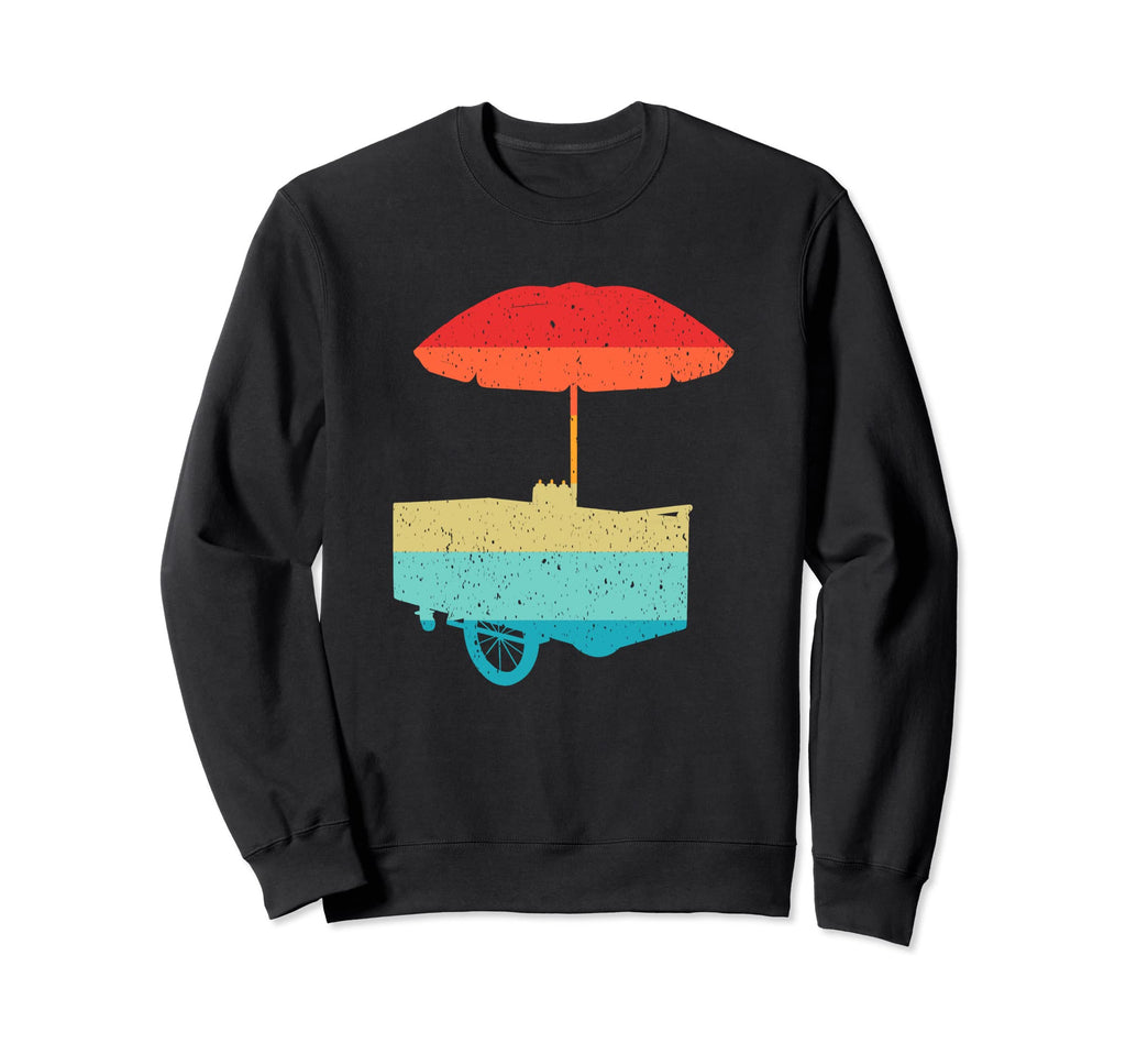 Food Stand Silhouette 70S 80S Sweatshirt - Novelty Apparel Men Women - T-Shirt, Sweatshirt, Hoodie