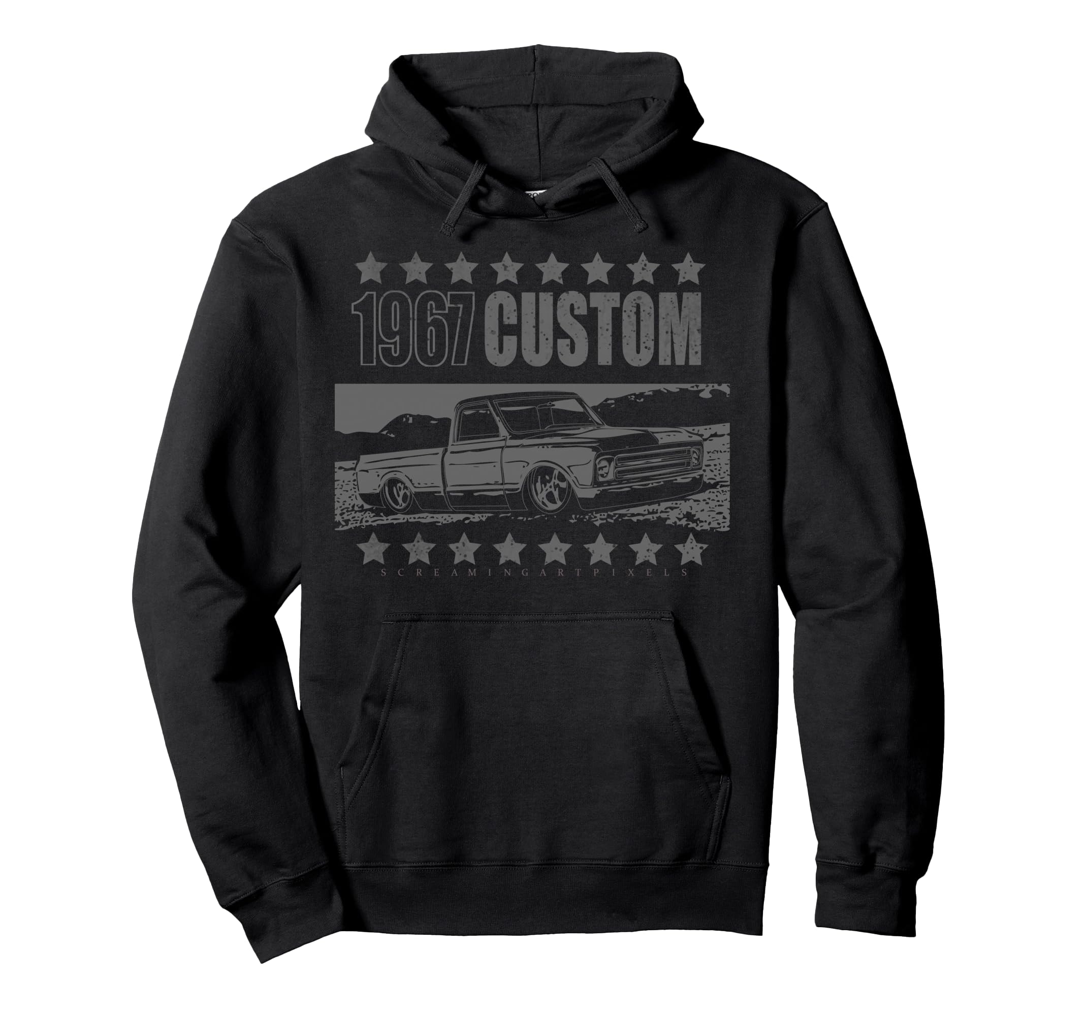 1967 Custom C10 Truck C10 Truck Hoodie - Trendy Graphic Unisex - T-Shirt, Sweatshirt, Hoodie