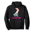 Roller Skating Skater 80S Teens Hoodie - Trendy Graphic Men Women - T-Shirt, Sweatshirt, Hoodie