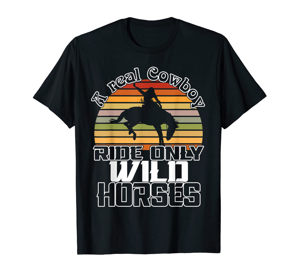 Cowboy Ride Horse Western Rodeo T-Shirt - Casual Everyday Wear Men Women - T-Shirt, Sweatshirt, Hoodie