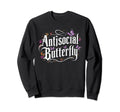 Antisocial Butterfly Introvert Sweatshirt - Casual Everyday Wear Unisex - T-Shirt, Sweatshirt, Hoodie