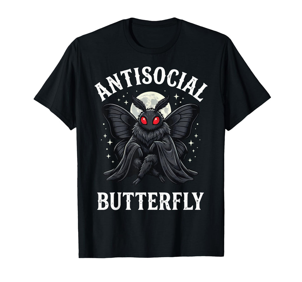 Cryptid Cryptozoology Mothman Hoodie - Custom Art Print for Adults - T-Shirt, Sweatshirt, Hoodie
