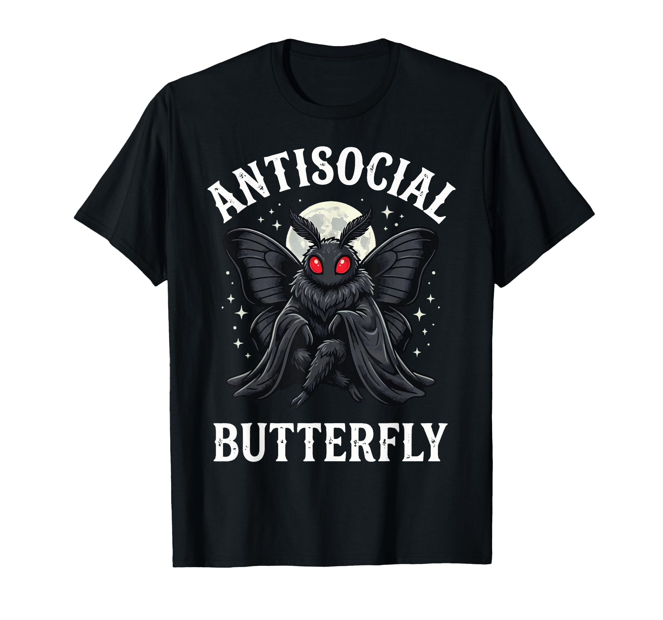 Cryptid Cryptozoology Mothman Hoodie - Custom Art Print for Adults - T-Shirt, Sweatshirt, Hoodie