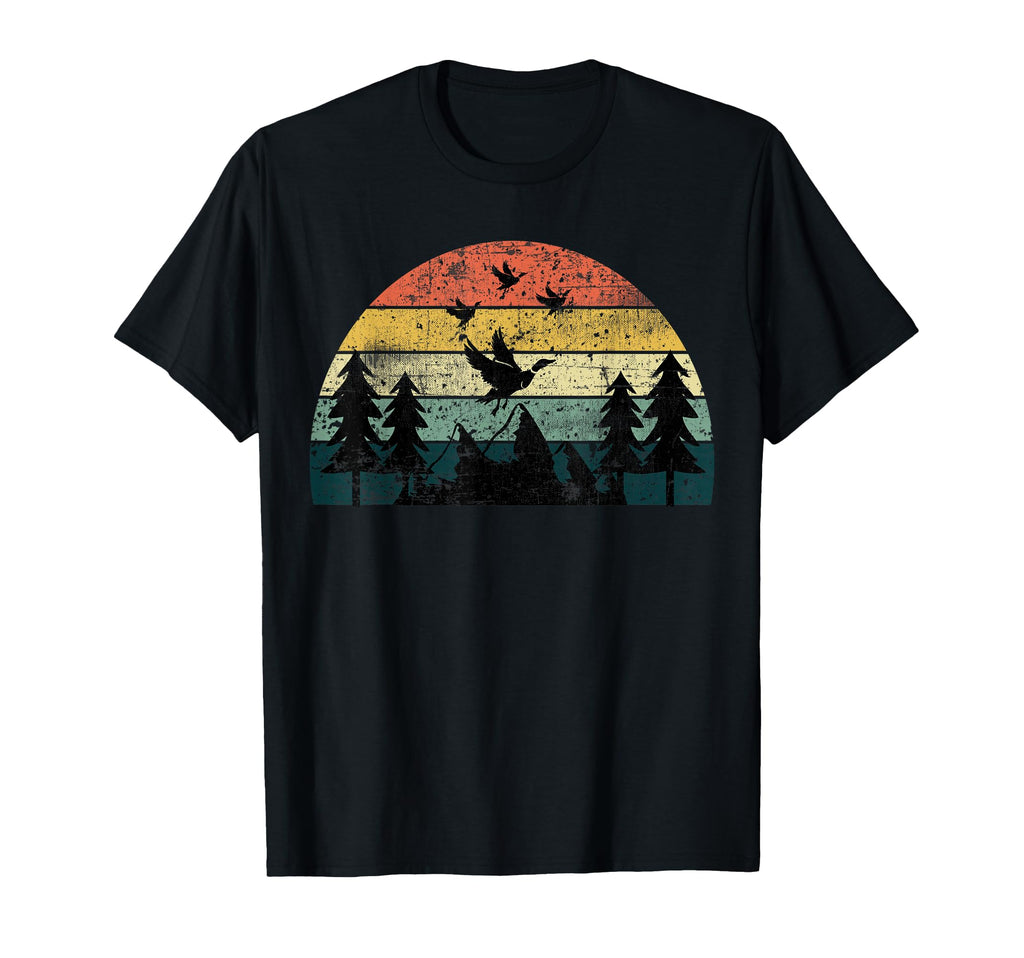 Duck Hunting Sunset Gift Hunter Fathers T-Shirt - Unique Graphic Men Women - T-Shirt, Sweatshirt, Hoodie