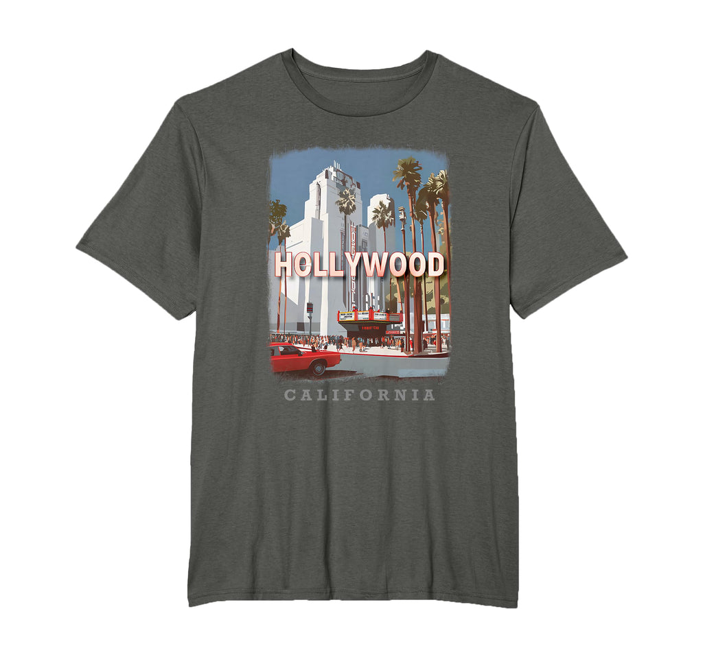 Hollywood California Los Angeles Ca T-Shirt - Novelty Apparel Unisex - T-Shirt, Sweatshirt, Hoodie