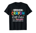 Broken Crayon Still Dyes World T-Shirt - Minimalist Print for Adults - T-Shirt, Sweatshirt, Hoodie