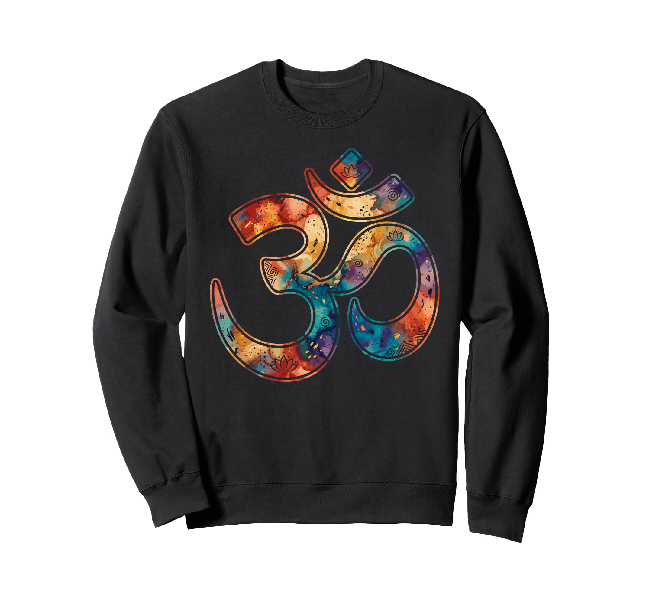 Om Symbol Yoga Meditation Sweatshirt - Custom Art Print Men Women - T-Shirt, Sweatshirt, Hoodie