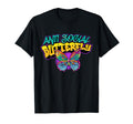 Graffiti Art Colorful Antisocial T-Shirt - Unique Graphic Men Women - T-Shirt, Sweatshirt, Hoodie