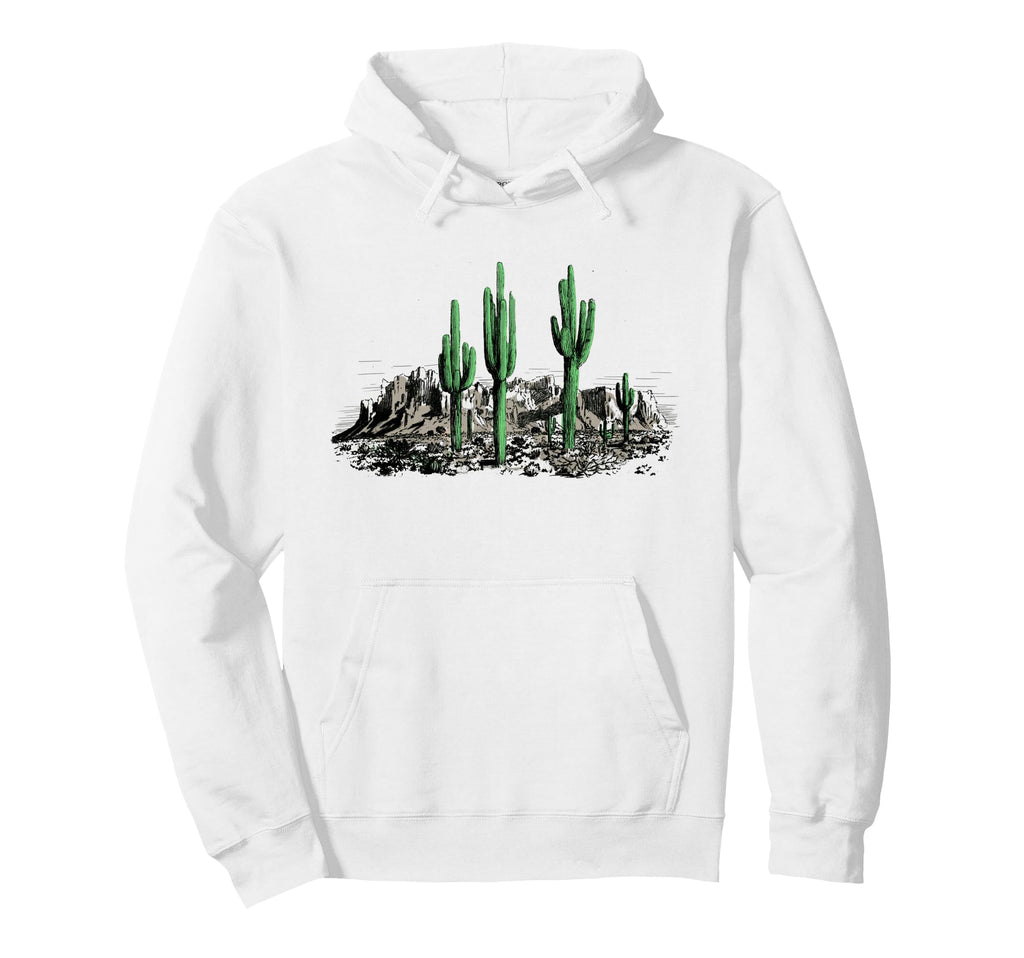 Saguaro Cactus Desert Saguaro Cactus Hoodie - Trendy Graphic Unisex - T-Shirt, Sweatshirt, Hoodie