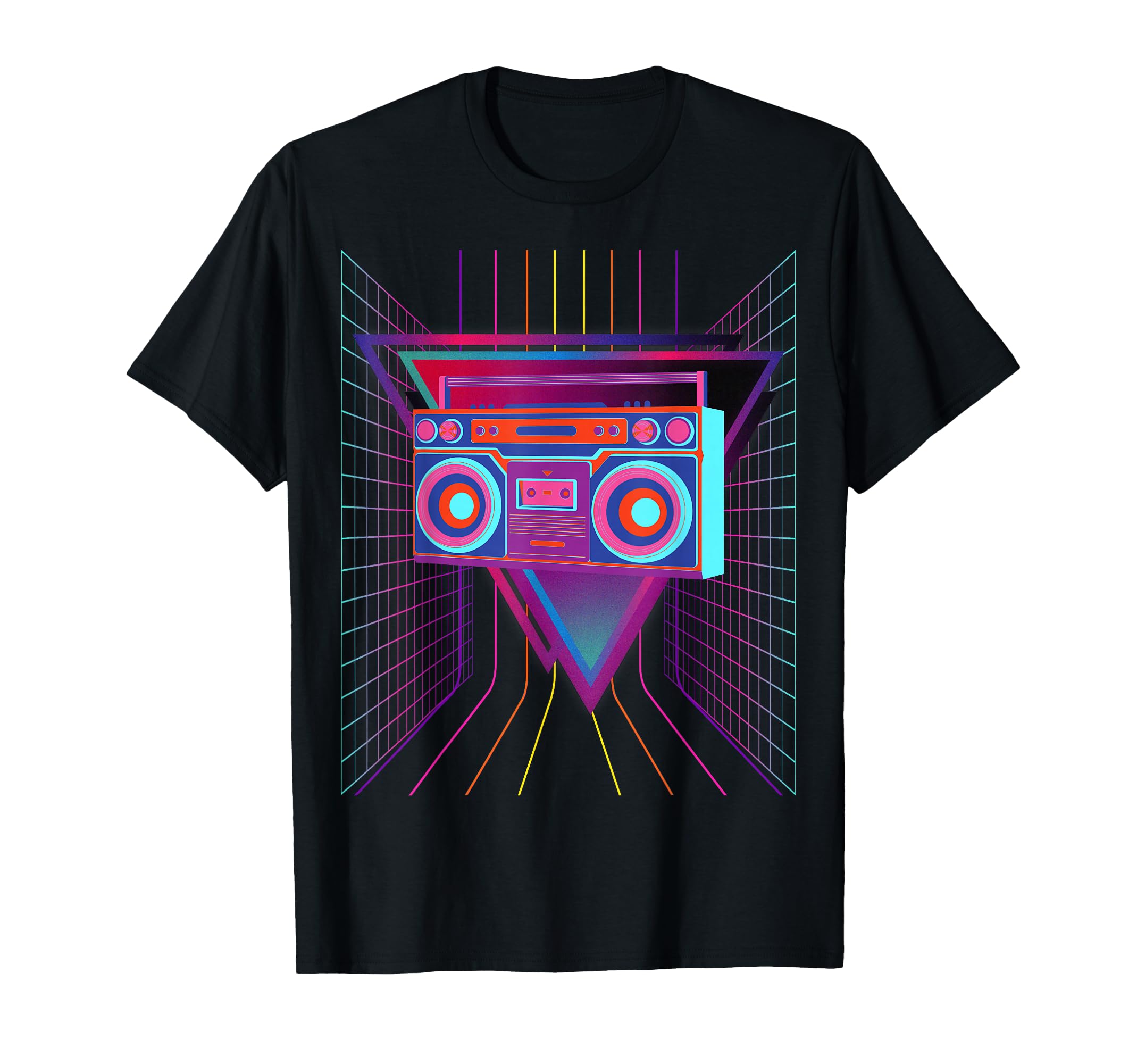 Vaporwave Music Retrowave Synthwave T-Shirt - Custom Art Print Men Women - T-Shirt, Sweatshirt, Hoodie