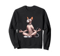 Meditation Sphynx Yoga Pose Relaxing Sweatshirt - Graphic Print Unisex - T-Shirt, Sweatshirt, Hoodie