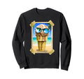 Trendy Melting Ice Cream Post Card Sweatshirt - Minimalist Print Unisex - T-Shirt, Sweatshirt, Hoodie