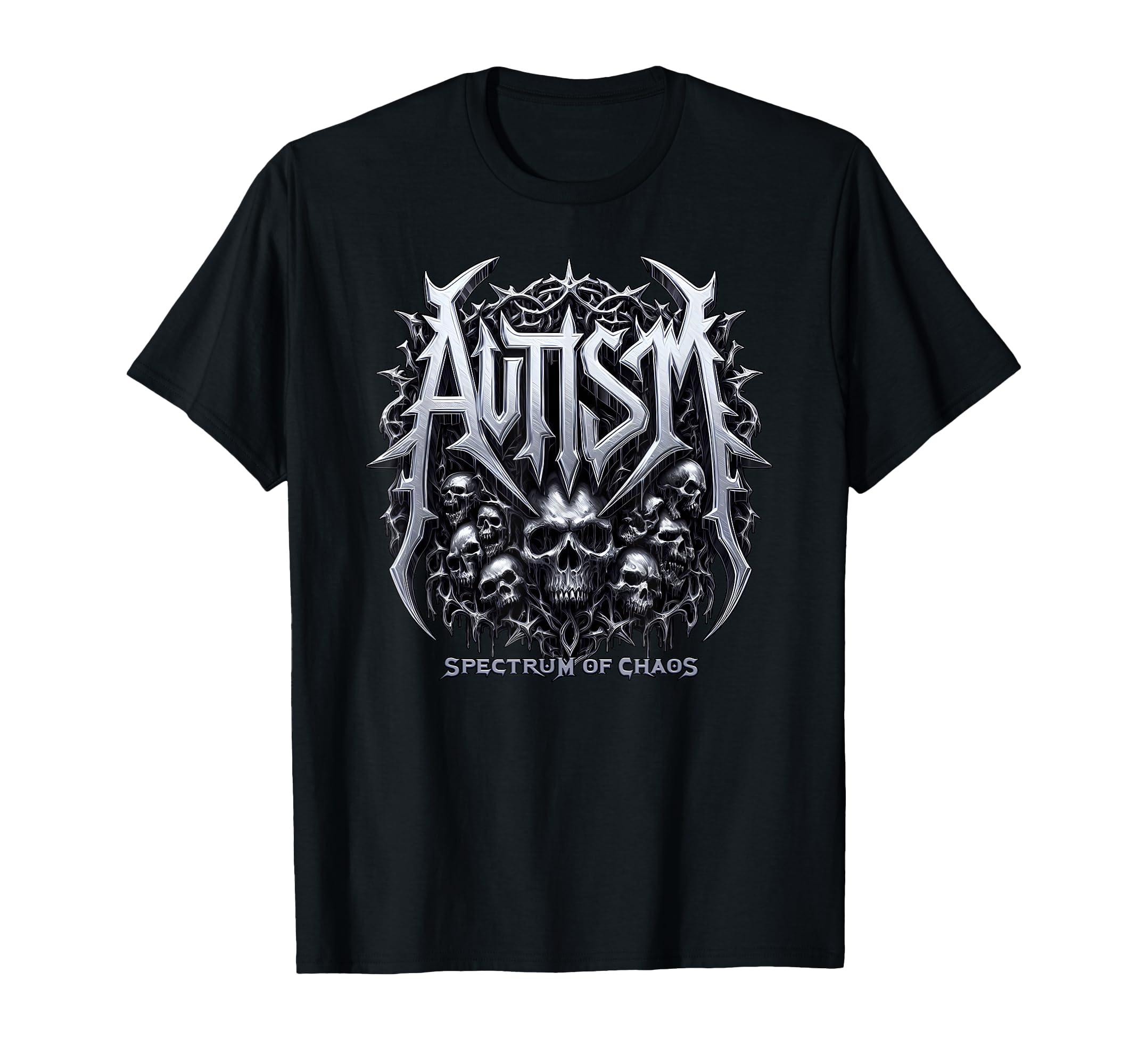 Autism Funny Proud Autistic Af Death T-Shirt - Aesthetic Graphic Unisex - T-Shirt, Sweatshirt, Hoodie