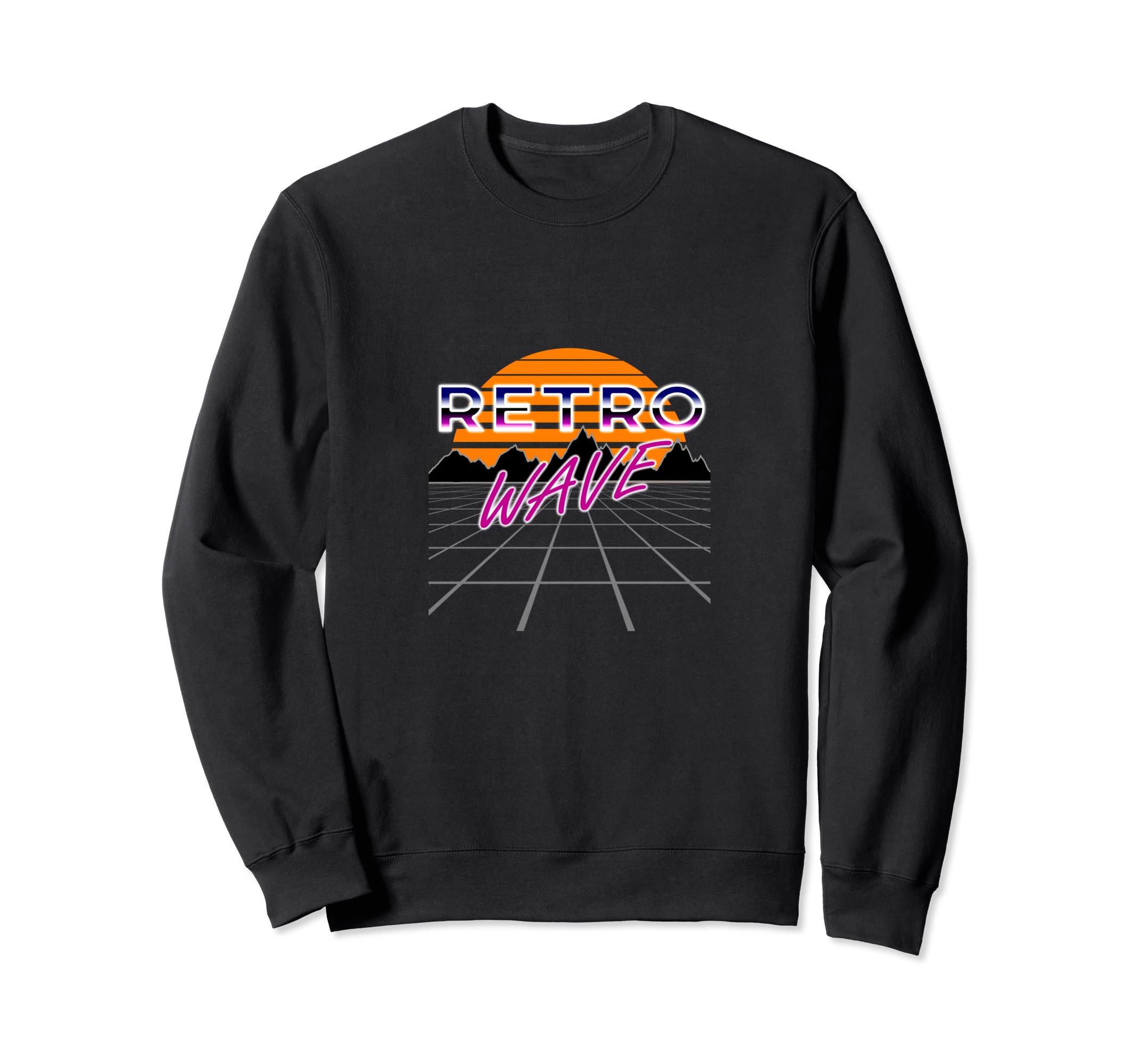 Retrowave Synthwave 80S Eighties Sweatshirt - Fun Novelty Design Men Women - T-Shirt, Sweatshirt, Hoodie