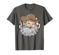 Western Cowboy Santa Cowboy Groovy T-Shirt - Graphic Print Men Women - T-Shirt, Sweatshirt, Hoodie