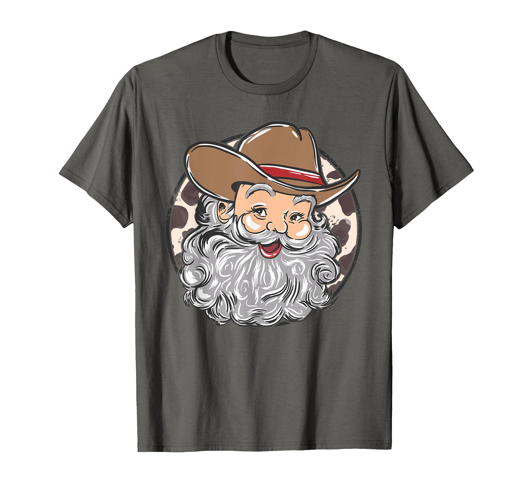 Western Cowboy Santa Cowboy Groovy T-Shirt - Graphic Print Men Women - T-Shirt, Sweatshirt, Hoodie
