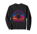 Vinyl Record Vaporwave Turntable Sweatshirt - Unique Graphic Men Women - T-Shirt, Sweatshirt, Hoodie