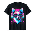 Mens And Womens Vaporwave Chihuahua Lover T-Shirt - Novelty Apparel Unisex - T-Shirt, Sweatshirt, Hoodie