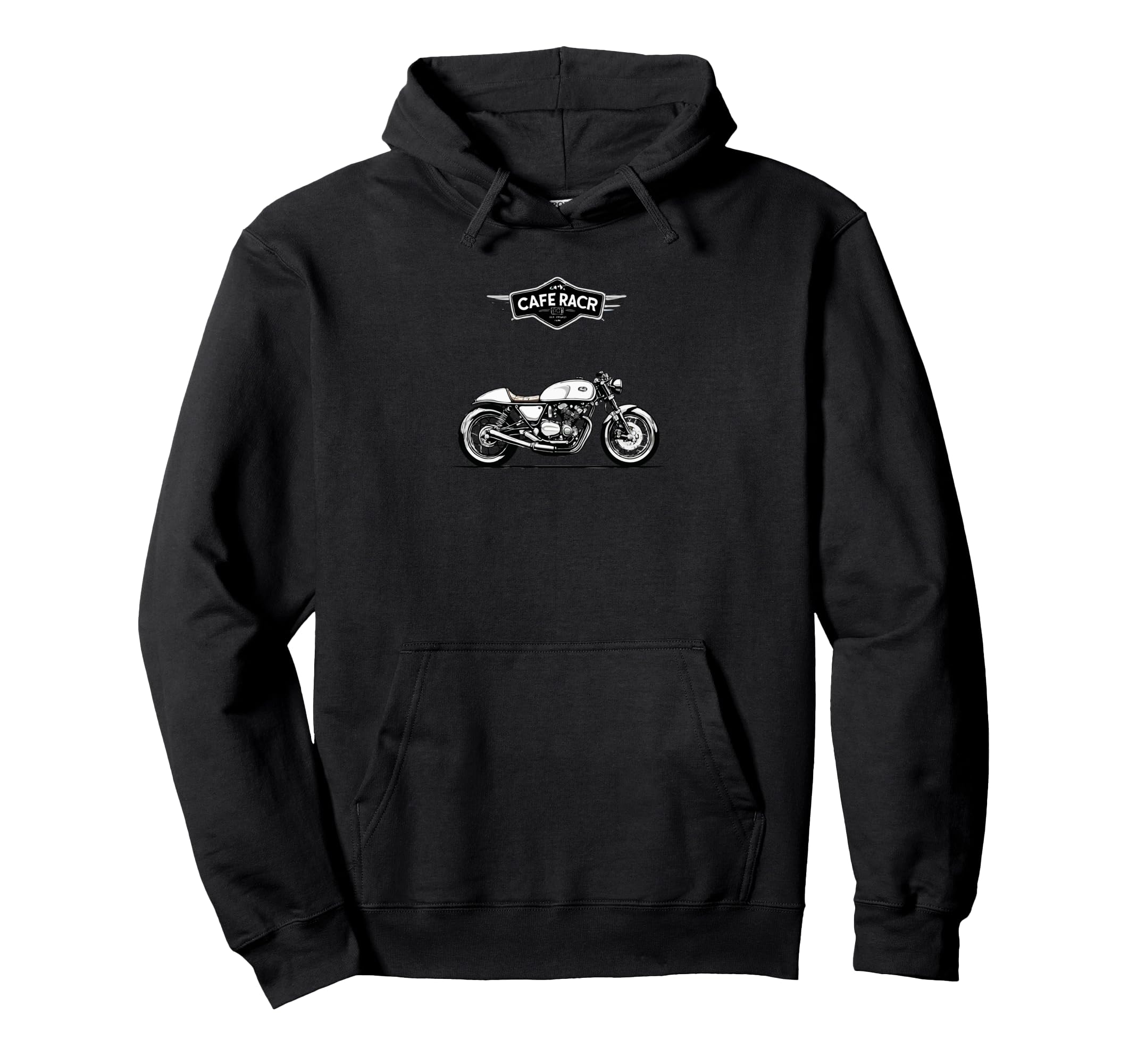 Cafe Racer Motorcycle Bike Club Hoodie - Novelty Apparel Men Women - T-Shirt, Sweatshirt, Hoodie