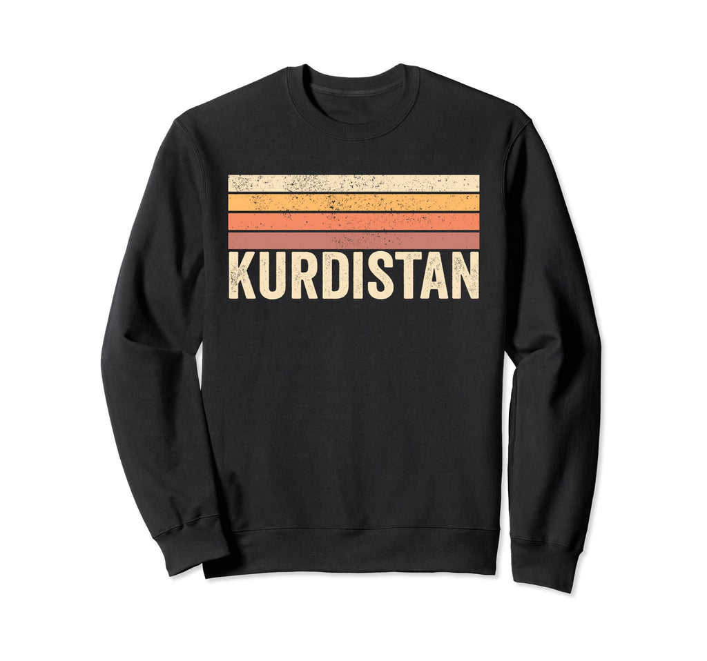 Kurdistan Sunset Stripe Sweatshirt - Trendy Graphic Unisex - T-Shirt, Sweatshirt, Hoodie