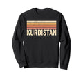 Kurdistan Sunset Stripe Sweatshirt - Trendy Graphic Unisex - T-Shirt, Sweatshirt, Hoodie